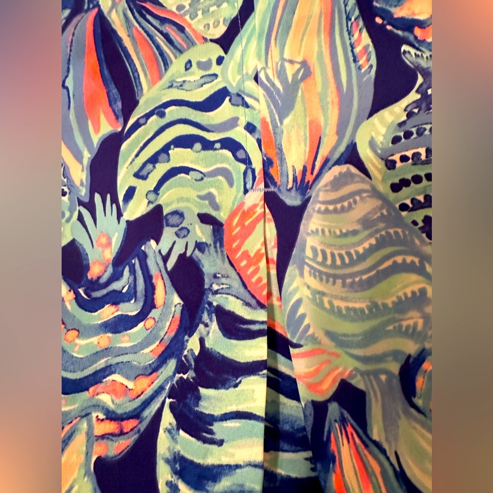 Lilly Pulitzer Scale Up Tunic Blouse - Picture 5 of 5